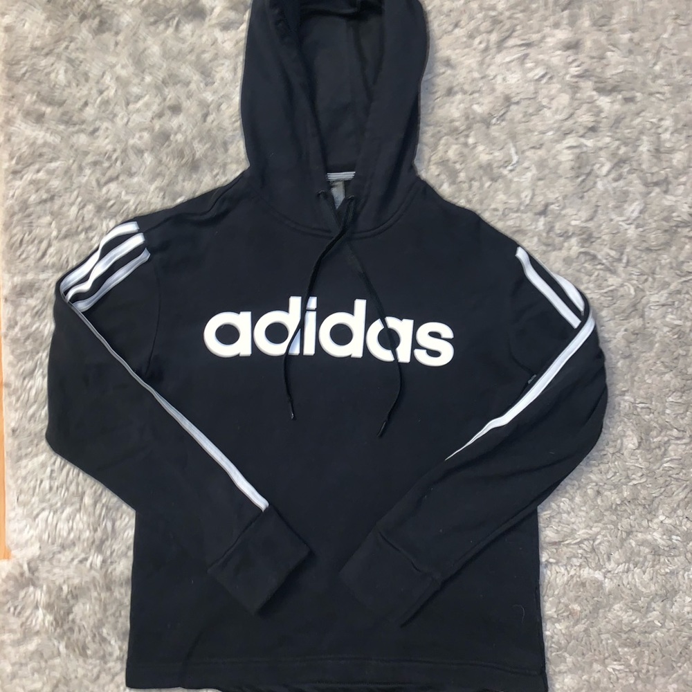 Adidas signature 3 stripe hoodie